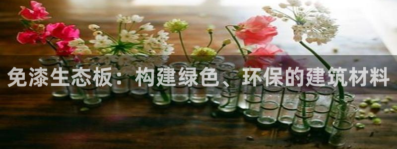 杏宇平台注册入口：免漆生态板：构建绿色、环保的建筑材料